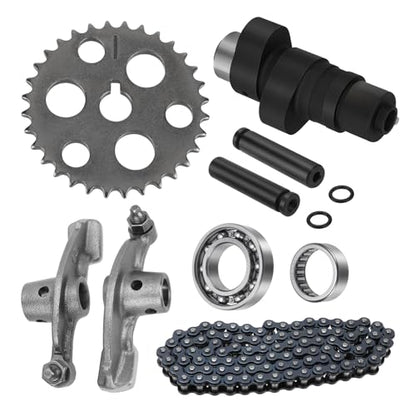 JAVIK Camshaft & Cam Chain Gear Bearing Kit Fit for Yamaha Big Bear 350 YFM350 1990-1999 Warrior 350 Wolverine 350 Moto-4 350 1989-2005, OEM#5UH-12170-00-00 1YW-12170-00-00