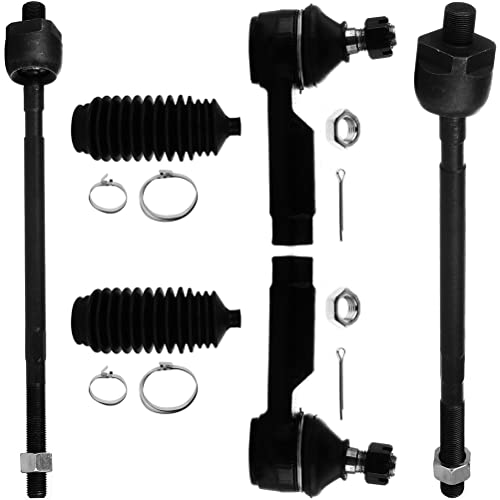 Front Inner Outer Tie Rod End w/Boot for INFINITI I30,for Nissan for Maxima - color: Tie Rod+Boot, size: For Nissan Maxima|INFINITI I30