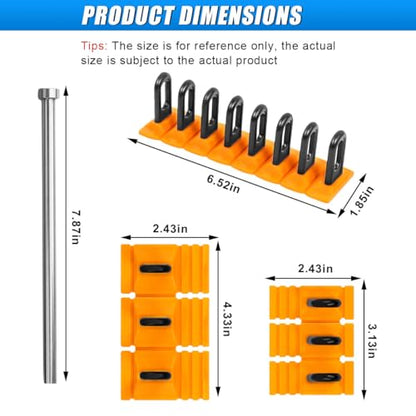 4Pcs Car Dent Repair Tools, Paintless Dent Repair Removal Tool, Heavy Duty Dent Puller Kit, Powerful Car Body Repair Tool, Glue Tabs Dent Remover Tool for Car Dent Repair (Yellow) - color: Yellow