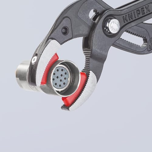 KNIPEX 81 11 250 Pipe Gripping Pliers With Replaceable Plastic Jaws