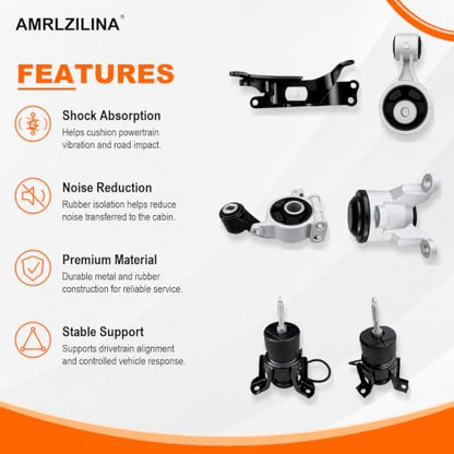 Engine Motor Transmission Mount Kit for Nissan Altima 2007-2012 - size: 2009-2014 Nissan Murano 3.5L
