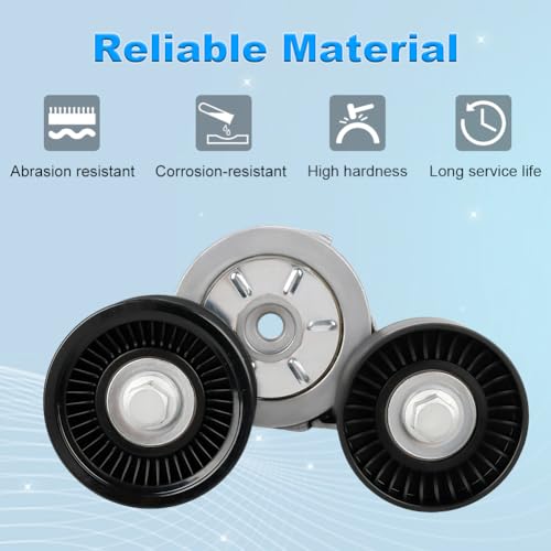 Belt Tensioner Assembly Compatible with Dodge Dakota Durango Ram 1500 - size: Belt Tensioner