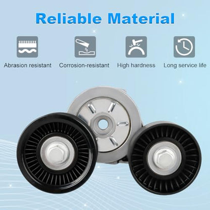 Belt Tensioner Assembly Compatible with Dodge Dakota Durango Ram 1500 - size: Belt Tensioner