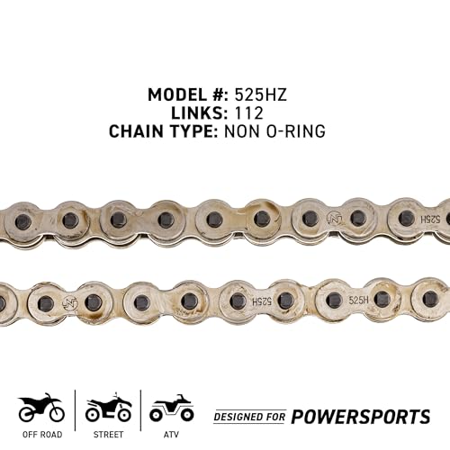 NICHE Drive Sprocket Chain Combo for Honda CBR600RR Front 16 Rear 43 Tooth 525HZ Standard 112 Links - size: Standard Chain