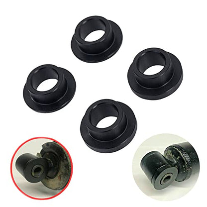 4Pcs Shock Bushings Upper and Lower Front Rear Shock Bushing Kit for Polaris ATV Replacement 7041960 7041773 7041817 7041956 7043341 7043391 7041770 7042078 - size: 4 pcs shock bushings