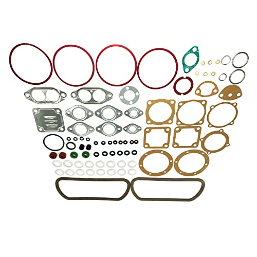 Engine Valve Cover Gasket Set Complete Set with Grommets for 1989-1993 Dodge W350 for 1989-1993 Dodge W250 for Dodge D350 for Dodge D250 for Dodge Ram 2500 5.9L H4 FS21132C