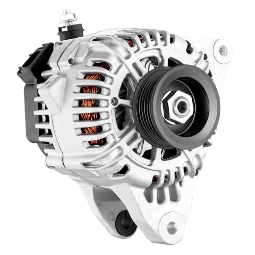 11188N New Alternator Replacement for Hyundai Santa Fe 05-06 V6 2.7L,Sonata 05,Tiburon 05-08,Tuscon 05-09,Magentis Optima 05-06,Sportage 05-10,37300-37800 AMA146 AVA0066 400-40016 - size: 11188N