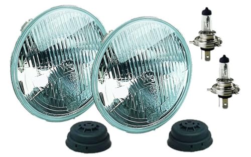 Hella 002395801 Vision Plus 165mm 12V High/Low Beam Halogen Conversion Headlamp Kit (H4 ECE), Multi - style: 165mm (Kit)
