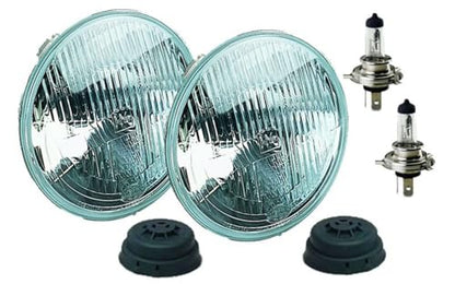 Hella 002395801 Vision Plus 165mm 12V High/Low Beam Halogen Conversion Headlamp Kit (H4 ECE), Multi - style: 165mm (Kit)