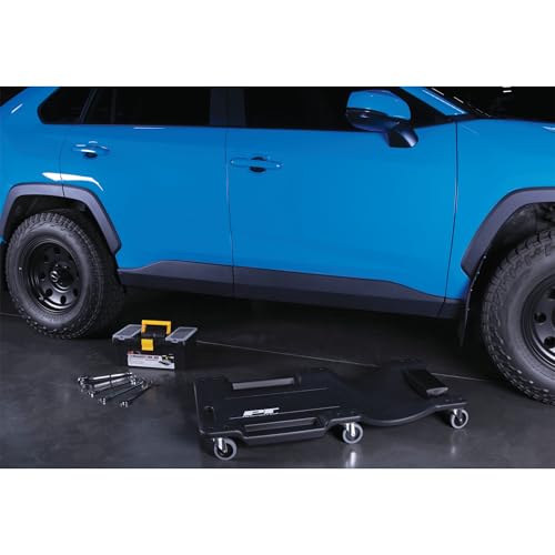 Performance Tool W85006 40 in. Plastic Mechanics Creeper Black - style: 40" 6-Casters Plastic