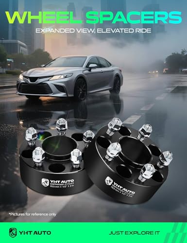 YHTAUTO 5x4.5 Hub Centric Wheel Spacers 2 Inch for Ford, Lincoln - size: 2 Inch Thickness, style: 2 PCS