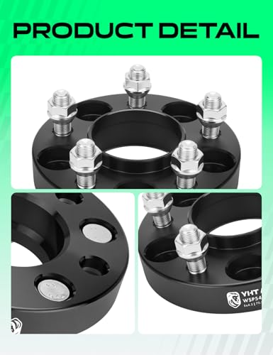 YHTAUTO 5x4.5 Hub Centric Wheel Spacers 1 Inch for Ford, Lincoln - size: 1 Inch Thickness, style: 2 PCS