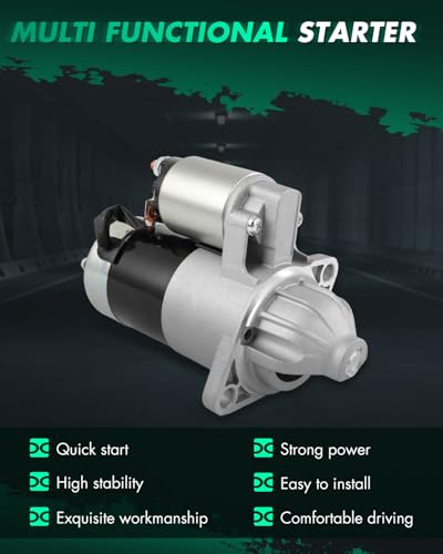 SCITOO Starter Replacement New #17176N M1T79681 M001T79681 for Mitsubishi - size: M1T79681
