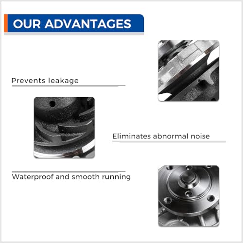 PAROD AW5033 Water Pump Kit Fit Chevy Cadillac Buick Pontiac Oldsmobile