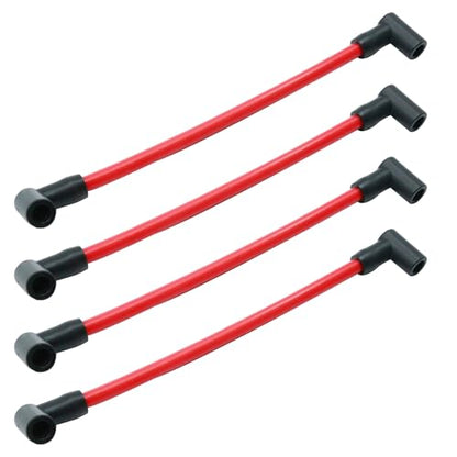 4 Pack 582365 Spark Plug Wire Set, Replacement for Johnson Evinrude 80 85 88 90 100 110 115 120 125 130 140 HP Outboards, Replaces 18-5231-1