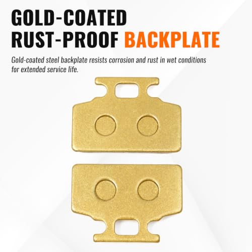 Minho Motorcycle Front Disc Brake Pads Compatible with Chinese GY6 Scooter JOG Taotao 150 Go Kart GY6 49cc 50cc 125cc 150cc 200cc 250cc ATV Dirt Bike Pit Bike Roketa TaoTao Baja Sunl - style: 013