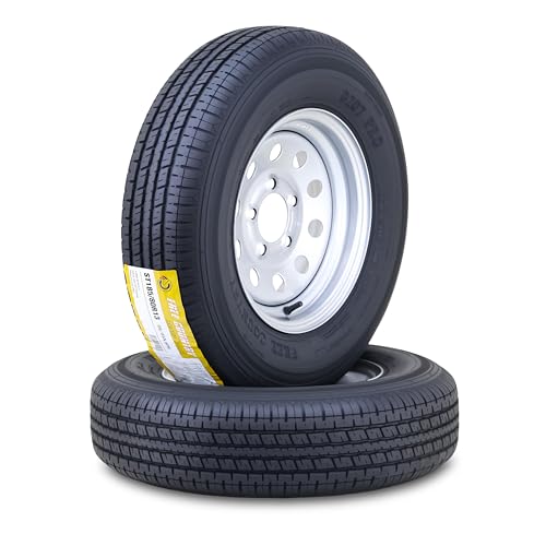 Free Country Trailer Tire Wheel ST185/80R13 8PR D 98N 5X4.5" Silver Mod Pk2 - size: ST185/80R13 /8PR