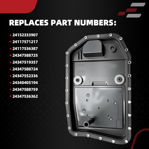 EPPO Transmission Oil Pan Repair Kit 24152333907 24117536387 24117571217 Compatible with B-MW 2004–13 128i, 135i, 325i, 328i, 330xi, 335i, 525i, 528i, 530i, 535i, 740i, 750i, 760i, M3, X1, X5, X6, Z4 - size: 24117571217