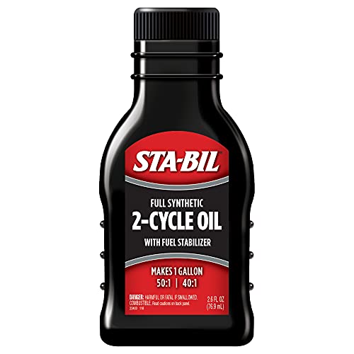 STA-BIL Full Synthetic 2-Cycle Oil, 2.6 oz - size: 2.6 fl. oz