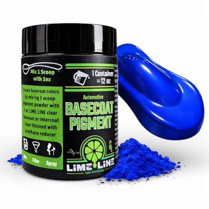 LiME LiNE Base Coat Maker Pigment Powder, Automotive Grade, Basecoat (Metallic Dark Blue Pearl) - color: Metallic Dark Blue Pearl
