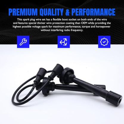 6714266 Ignition Spark Plug Wires Compatible with Chrysler Sebring - style: 671-4266