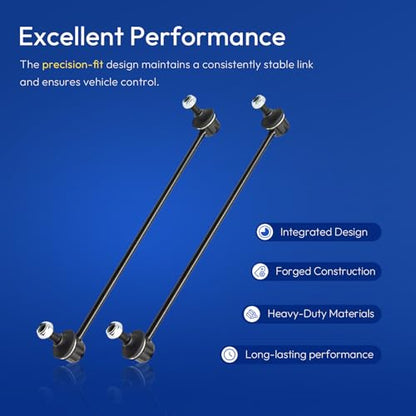 2PCS K750381 Front Sway Bar End Links for Honda Fit 2009-2014 - size: K750381