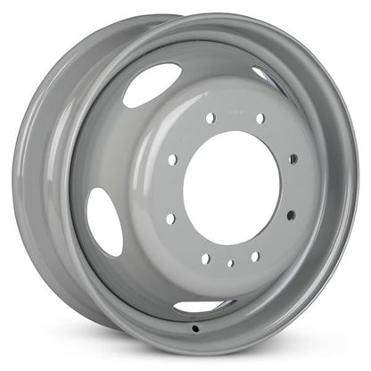 New OEM Replacement Wheel 19.5x6 in for 1999-2003 Ford F-550SD Painted Gray Steel Rim 8-225mm - size: 19.5x6 - OEM Replacement - Gray