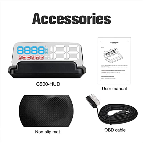 Heads up Display for Cars,Digital Speedometer for Car,OBD2 Gauge Display