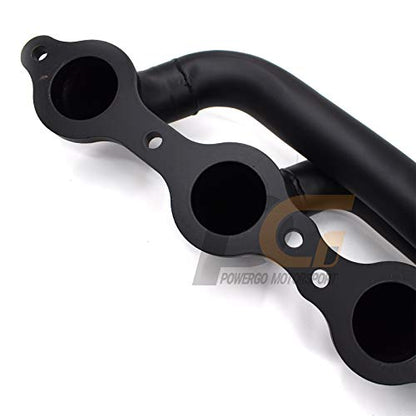 Exhaust Headers Manifold 1-5/8 in. Mild Steel for 2002-2013 Silverado Sierra Suburban Tahoe Yukon Escalade 4.8L 5.3L 6.0L 6.2L V8