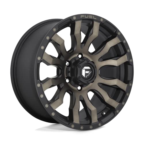 FUEL OFF-ROAD BLITZ 18X9 6X5.5 4.53-12mm MATTE BLACK DOUBLE DARK TINT - D67418908445