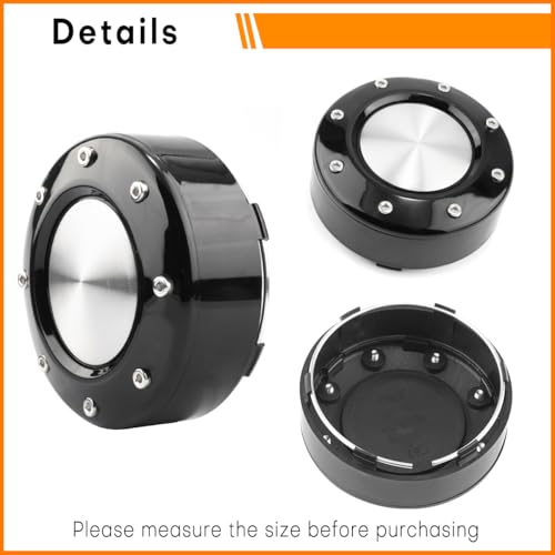 4PCS 102mm(4.02in)/95mm(3.74in) Car Wheel Center Caps Black for # 81232090F - color: Silver