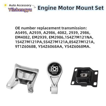 Engine Motor Mount Kit for Ford Transit Connect 2010-2013 2.0L - size: Focus 2003-2007 2.0L/2.3L