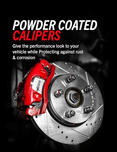 PowerStop Truck & Tow Brake Pad Rotor Caliper Kit Front KC2069-36 - style: Rotors + Pads + Calipers