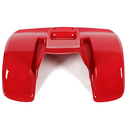 KUAFU Fender Compatible with ATC70 Mudguard Mud Flaps Fender Protector - color: Red, size: Rear