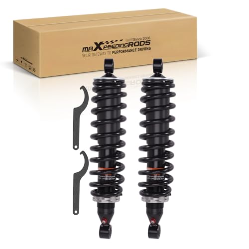 maXpeedingrods Front Struts Shock Absorber for 2000-2006 Honda Rancher 350 2x4 4x4 ES TRX350TE/TRX350TM/TRX350FE/TRX350FM, Pair Monotube Shock Replace 51400-HN5-671, 51400-HN5-990 - style: 2 Pieces Front