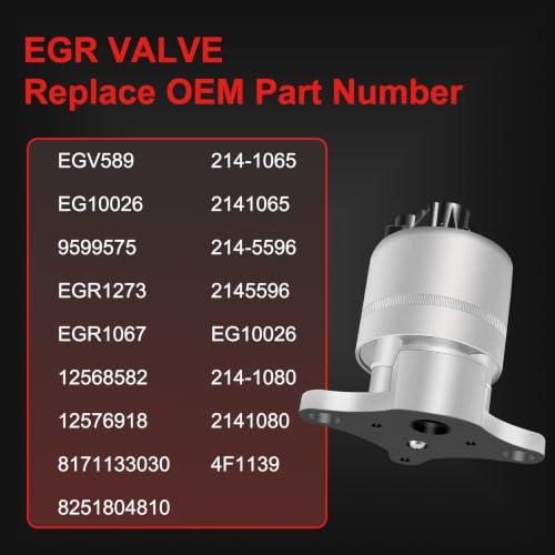 EGV589 EGR Valve kit Compatible with Silverado 1500 for Impala