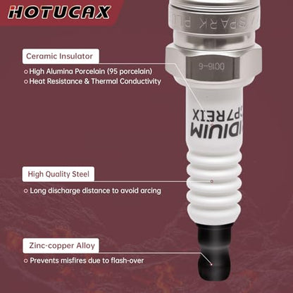 UF649 Ignition Coils & SP649 Iridium Spark Plug Set, 4 Pack - size: UF649 & Spark Plugs