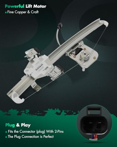 SCITOO Power Window Regulator with Motor for Chevrolet for Cheyenne - size: 741-388