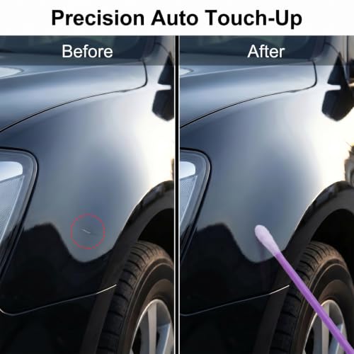 200 Pcs Automotive Touch Up Paint Brushes,Disposable Micro Paint Chip Repair Applicators for Automotive Paint Detailing, Stone Chips,Scratches(1.0, 1.3, 1.8, 2.5MM, Multi)