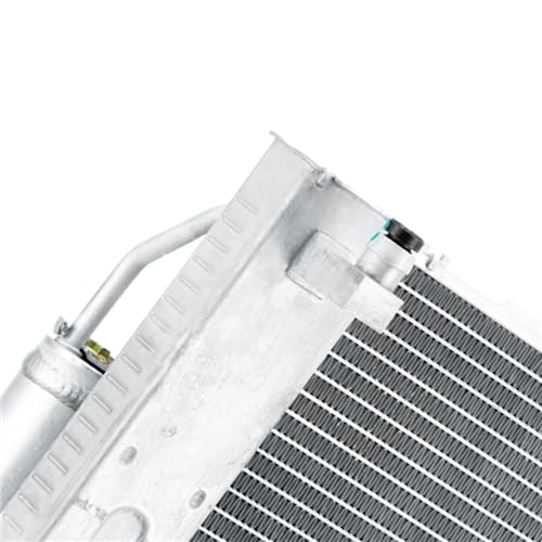 ALLOYWORKS Radiator Compatible with 2007-2015 Infiniti G37 G25 G35 Q60/ 2010-2020 Nissan 370Z 2.5L 3.5L 3.7L Crossflow Aluminum Radiators, Includes Condenser, OEM CU13004, 21460JK90B, NI3010227