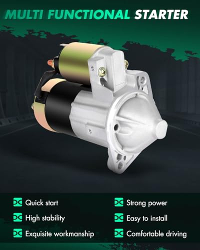 SCITOO Starter Fit For Mitsubishi Eclipse 2006-2012 2.4L L4 17931N - size: 17931N
