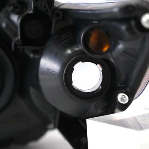 Headlights Assembly Compatible with 2011 2012 2013 Toyota Corolla - color: Chrome Headlight
