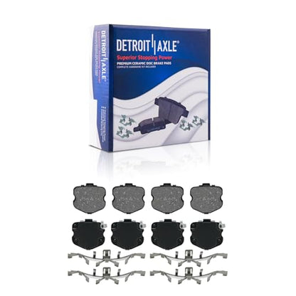 Detroit Axle - Brake Pads for 2006-2013 Chevrolet Corvette [Z06] - size: 4P502239/Kit