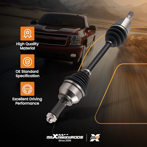 maXpeedingrods Front Left CV Axle Assembly for Mazda 3 2005-2013 GG2625600H - size: for 66-6306-L