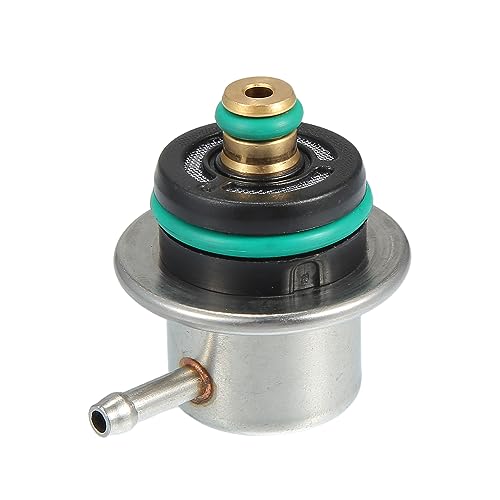 Motoforti Fuel Injection Pressure Regulator, for Buick Park Avenue 1995-2005, Metal, No.24503229/99311019900/0000781889/0000781489/99311019901, Silver Tone