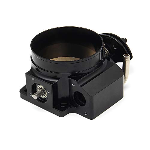 92mm Throttle Body Assembly Compatible with LS LS1 LS3 LS6 LSX Engine 4 Bolt Aluminum Black - size: 92MM Black