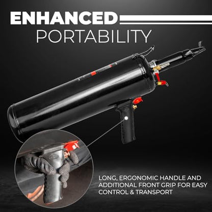 XtremepowerUS Tire Bead Seater, 12L/3.2 Gallon Air Tire Bead Blaster, 116 PSI Portable Tire Inflator, Handheld Bead Seater, Build-in Piston Valve - size: 3.2 Gal/12 L