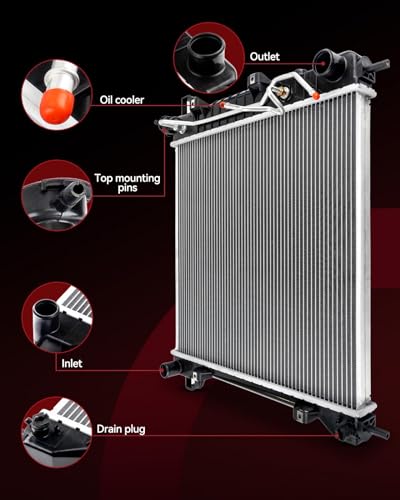 221-3170,CU2419 Radiator Replacement for LS430 - size: CU2419