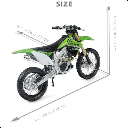 1:12 Dirtbike Toy Model Motorcycle for Kawasaki KX450F Green - color: Green