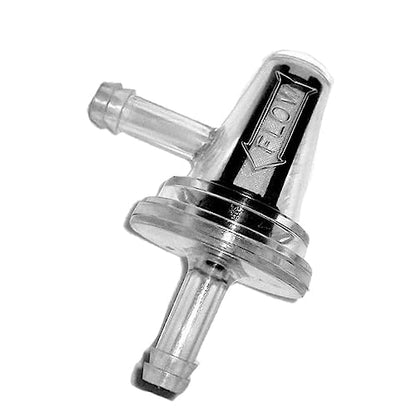 2 Pack Right Angle L Inline Fuel Filter 90 Degree 1/4'' 6mm 7mm In Line Fuel Filters Replacement for Yamaha Suzuki Kawasaki Gas Engine 125cc Wheele Motorcycle Snowmobile ATV UTV